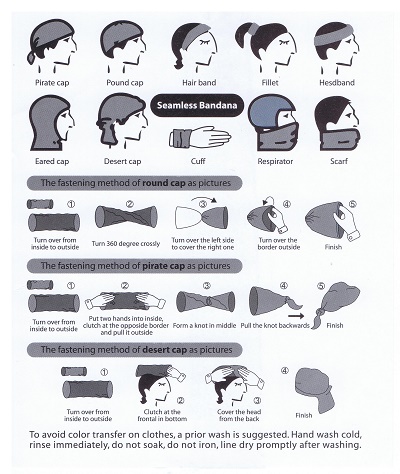 How to wear your seamless bandana